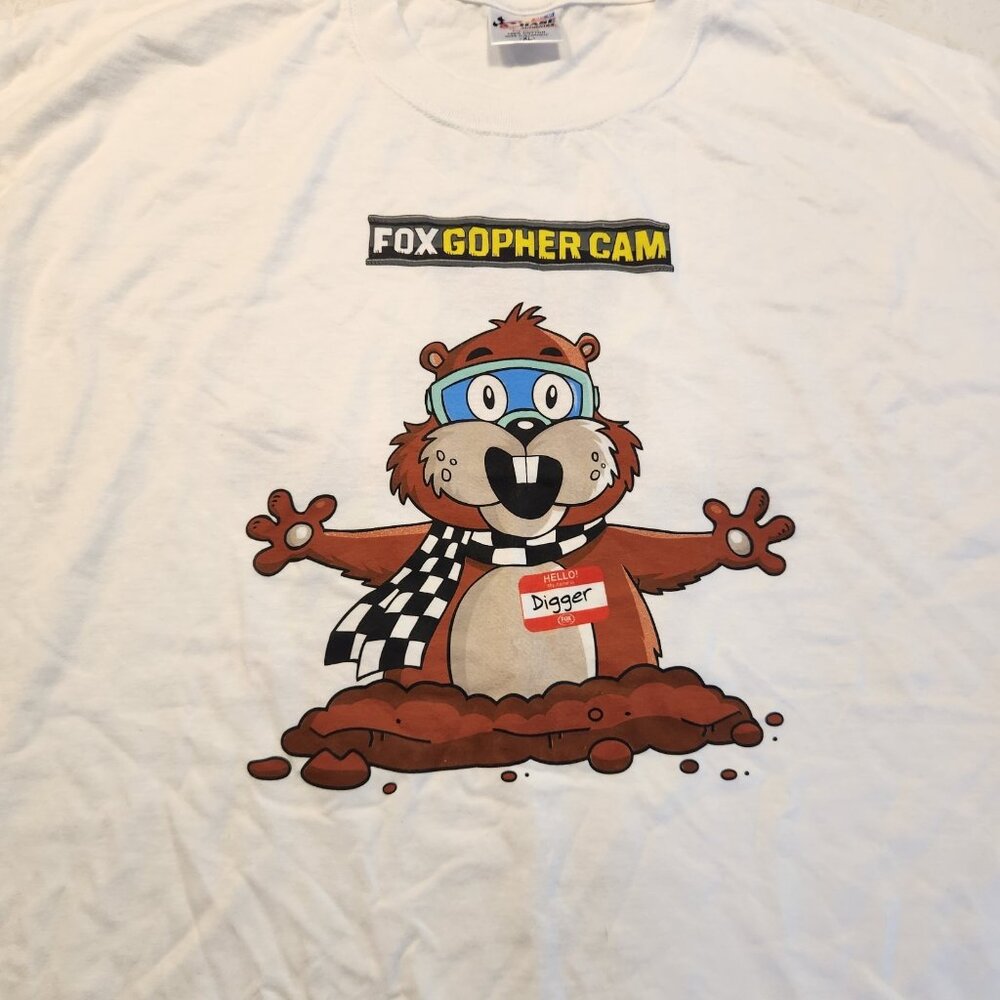Nascar Chase Authentics Fox Gopher Cam T-Shirt Vi… - image 4